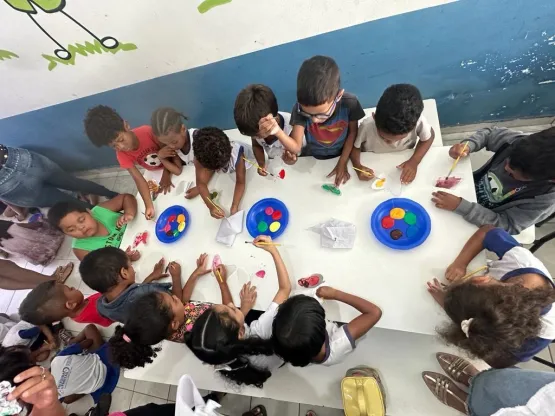 Prefeitura de Teixeira  promove  oficina de artesanato com materiais reciclados para alunos da rede municipal de ensino
