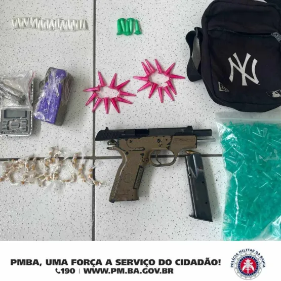 RONDESP EXTREMO SUL apreende arma de fogo após confronto com criminosos em Santa Cruz Cabrália