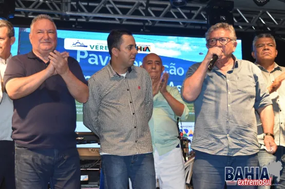 Prefeito Manrick Teixeira inaugura pavimentação asfáltica que liga Vereda ao distrito de São João da Prata