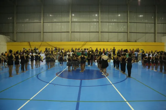 Atletas do projeto Esporte Educacional brilham durante II Mostra de Ginástica Rítmica