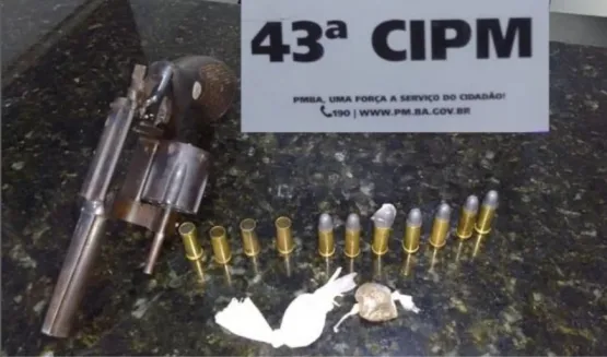 Homicida  morre em troca de tiros com policias da 43ª CIPM no interior de Jucuruçu