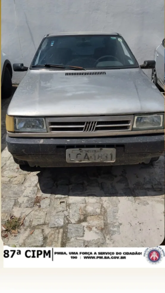 87ª CIPM recupera veículo roubado em operação em Teixeira de Freitas
