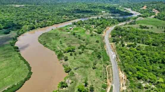 Construção da BA-649, entre Itabuna e Ilhéus, segue avançando com 60% das obras já concluídas