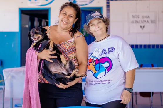 Prefeitura de Prado realiza ação de saúde para animais de estimação 