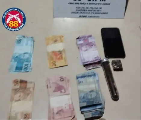 Velho conhecido da polícia é preso com drogas em Cumuruxatiba