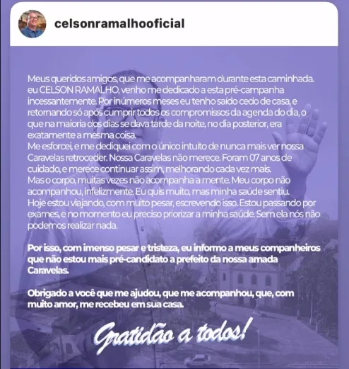 Vaninha Caetano é pré candidata a prefeita de Caravelas  no luga de Celson Ramalho que desistiu por problemas de saúde