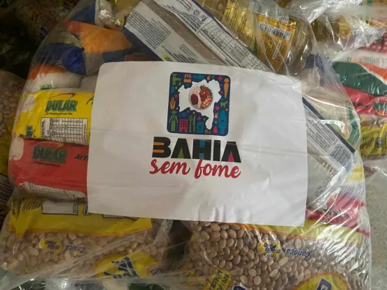 Prefeitura de Medeiros Neto recebe 300 cestas básicas do programa Bahia Sem Fome