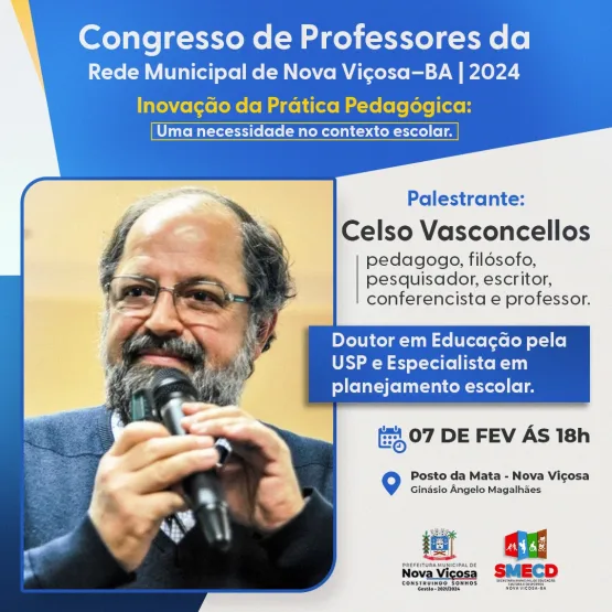 Congresso de Professores da Rede Municipal de Nova Viçosa–BA 2024: Inovação da Prática Pedagógica