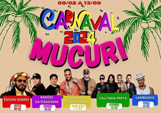 Mucuri se transformará na capital da folia de 9 a 13 de fevereiro no maior Carnaval do interior da Bahia