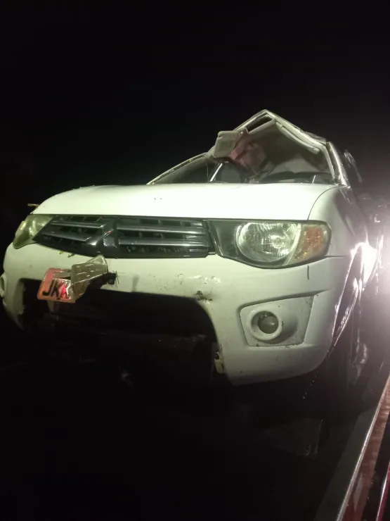 Capotamento na BR 101 no município de Nova Viçosa deixa uma pessoa em estado grave