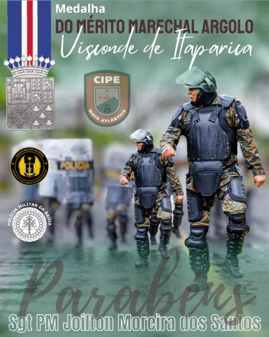 Sargento Moreira da CAEMA é condecorado com  Medalha  de Honra ao Mérito Policial Militar