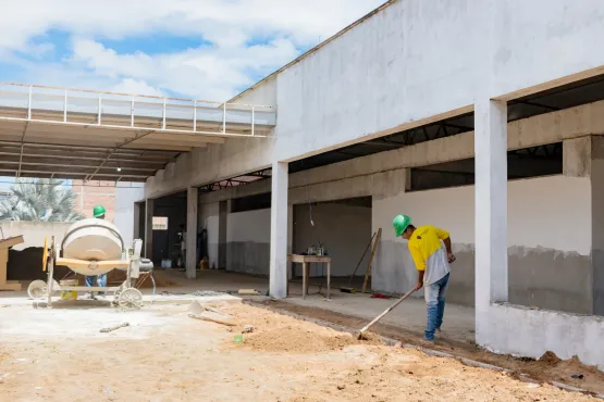 Prefeitura de Prado retoma obras da Creche de Guarani que estavam paradas desde 2018