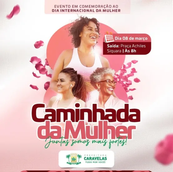 Secretarias de Assistência Social e Saúde oferecem serviços gratuitos de saúde e beleza para celebrar o Dia da Mulher em Caravelas