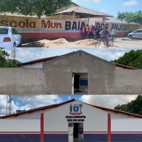 Escola Municipal Baía dos Anjos, em Posto da Mata, será reinaugurada após reforma completa
