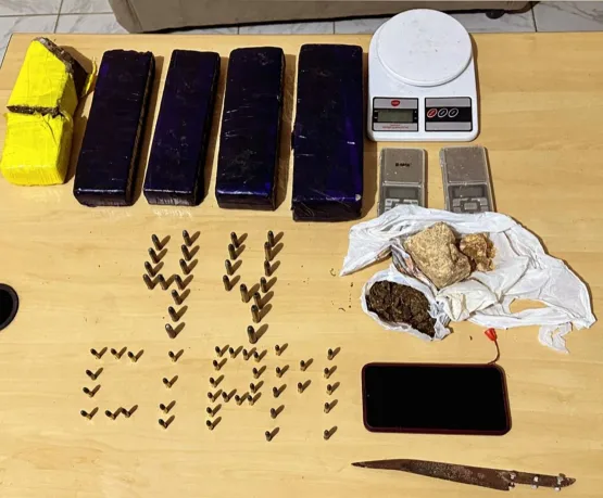    PETO prende homem com grande quantidade de drogas e munições em Ibirapuã