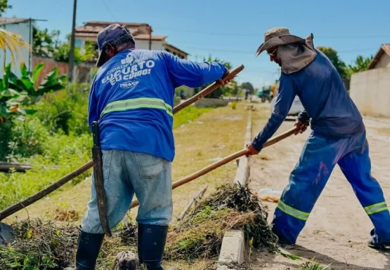 Prado Mais Limpo:  Prefeitura faz mutirão de limpeza na cidade