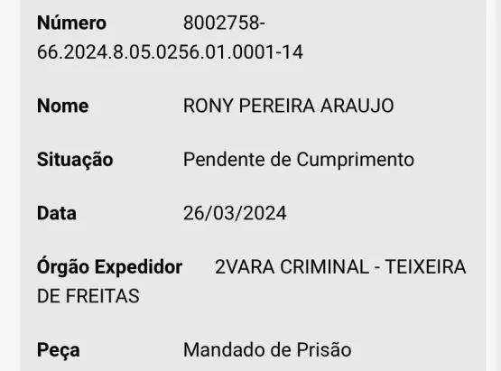 Tio suspeito de estuprar sobrinha de 12 anos em Teixeira de Freitas tem prisão decretada pela justiça