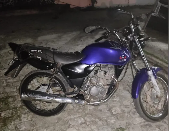 CIPE/MA recupera moto com restrição de furto em Santo Antônio