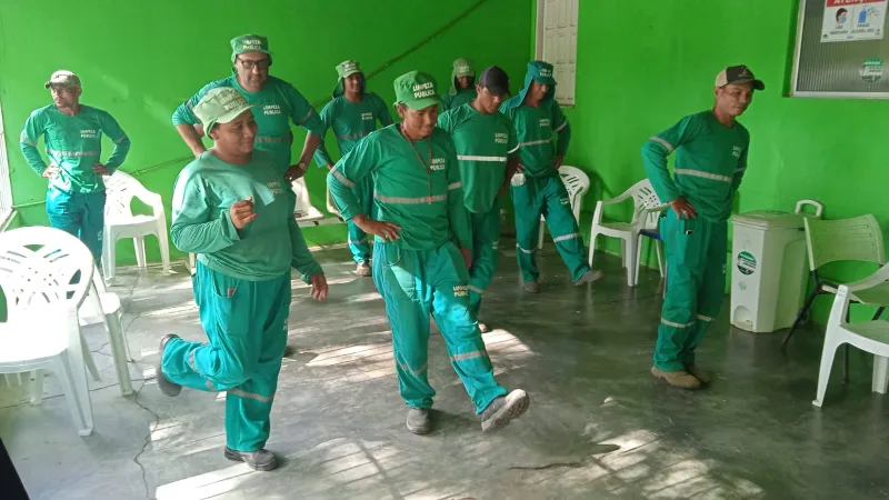 Secretaria de Saúde de Lajedão promove evento em homenagem aos servidores da limpeza urbana