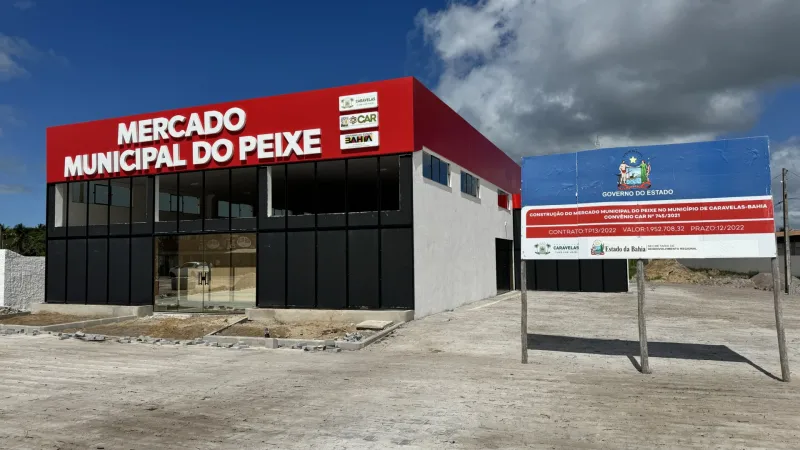 Mercado do Peixe será inaugurado em Caravelas com presença do governador Jerônimo