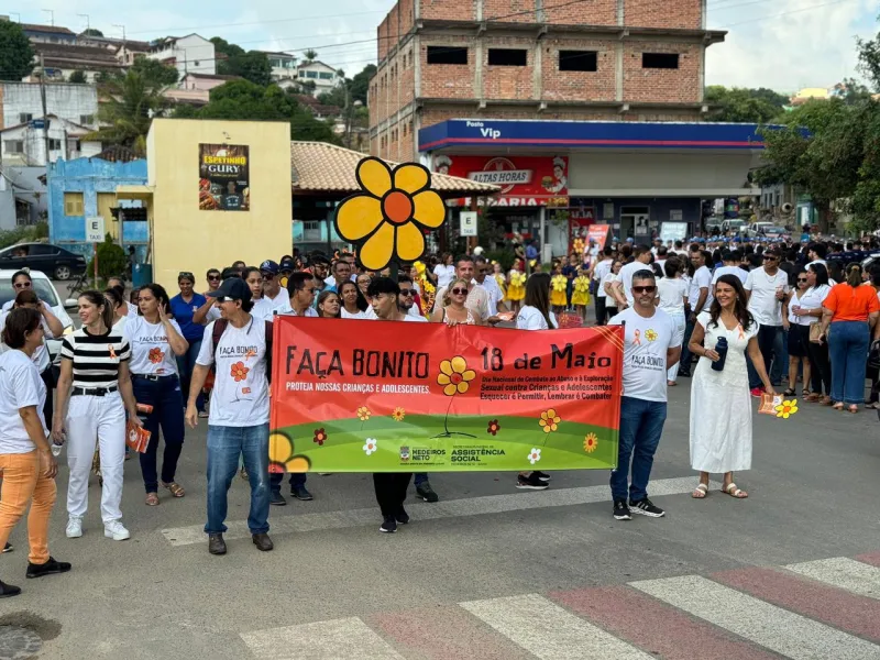 Prefeitura de Medeiros Neto promove campanha contra o abuso e a exploração sexual de crianças e adolescentes