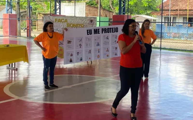 scolas de Mucuri engajam-se na campanha Maio Laranja de combate ao Abuso e à Exploração Sexual de Crianças e Adolescentes