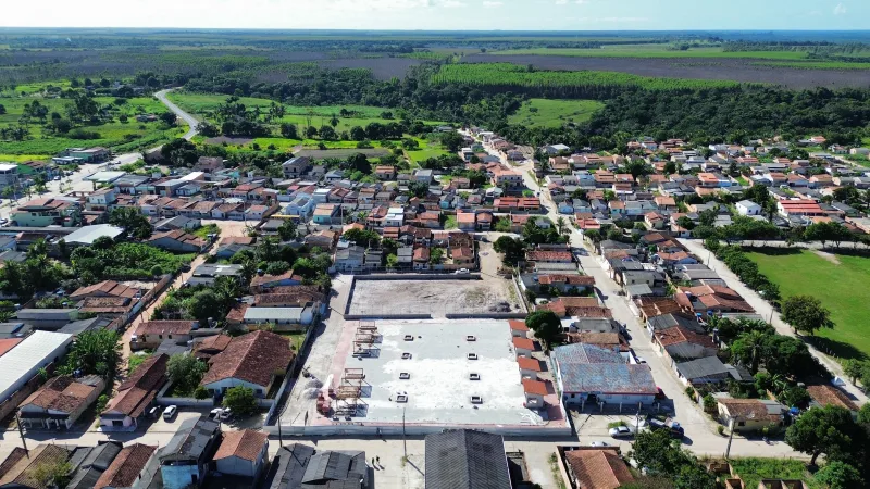 Estão avançadas as obras de construção da praça do São José de Alcobaça