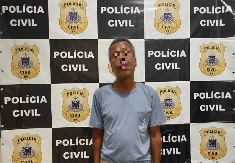 Homem é preso por estuprar a enteada de 06 anos em Teixeira de Freitas