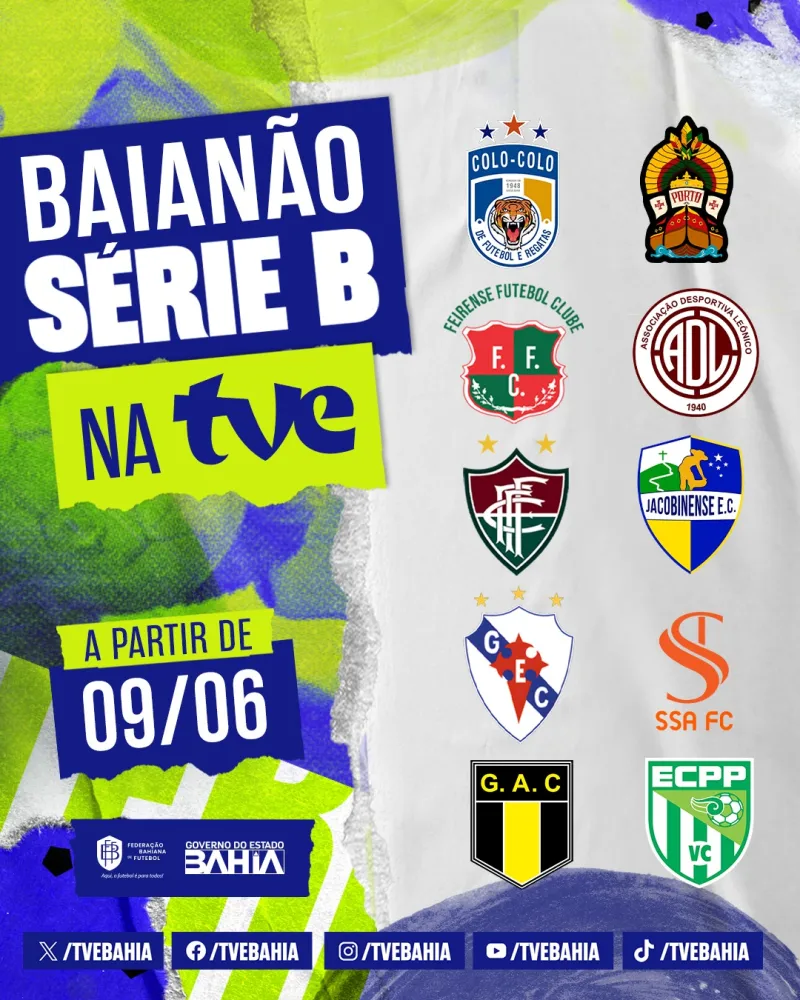 Vai começar o Campeonato Baiano Série B na TVE
