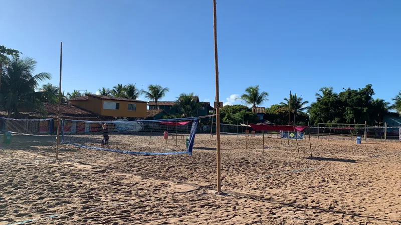 Atletas se destacam nas areias de Caraíva no 1º Open de Beach Tennis