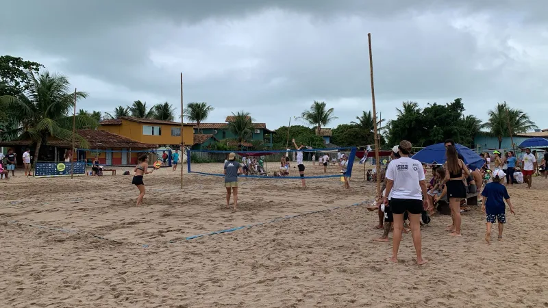 Atletas se destacam nas areias de Caraíva no 1º Open de Beach Tennis