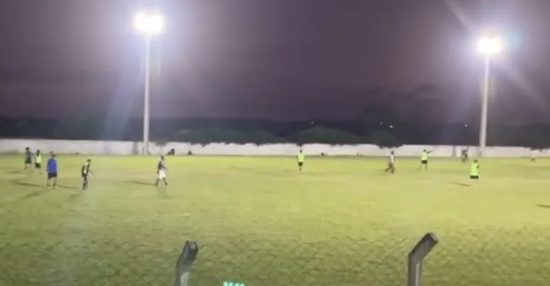 Lajedão - Estádio Orlandão ganha iluminação própria