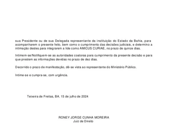 URGENTE: Justiça determina bloqueio de ações da prefeitura de Teixeira de Freitas por suspeita de desvio de dinheiro