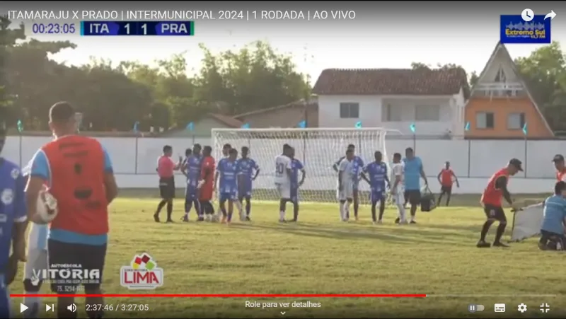 Prado e Itamaraju empatam na abertura do Intermunicipal