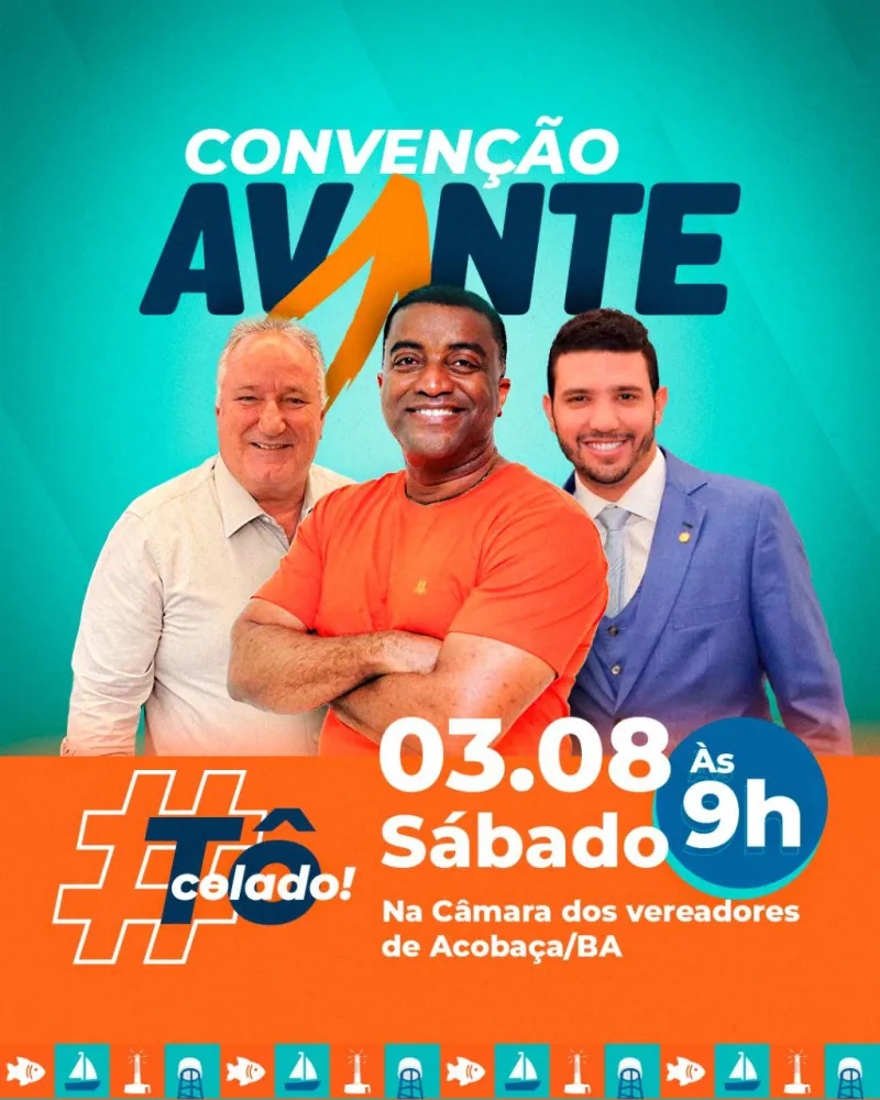 Convenção do AVANTE oficializa candidatura de major Barbosa à prefeitura de Alcobaça