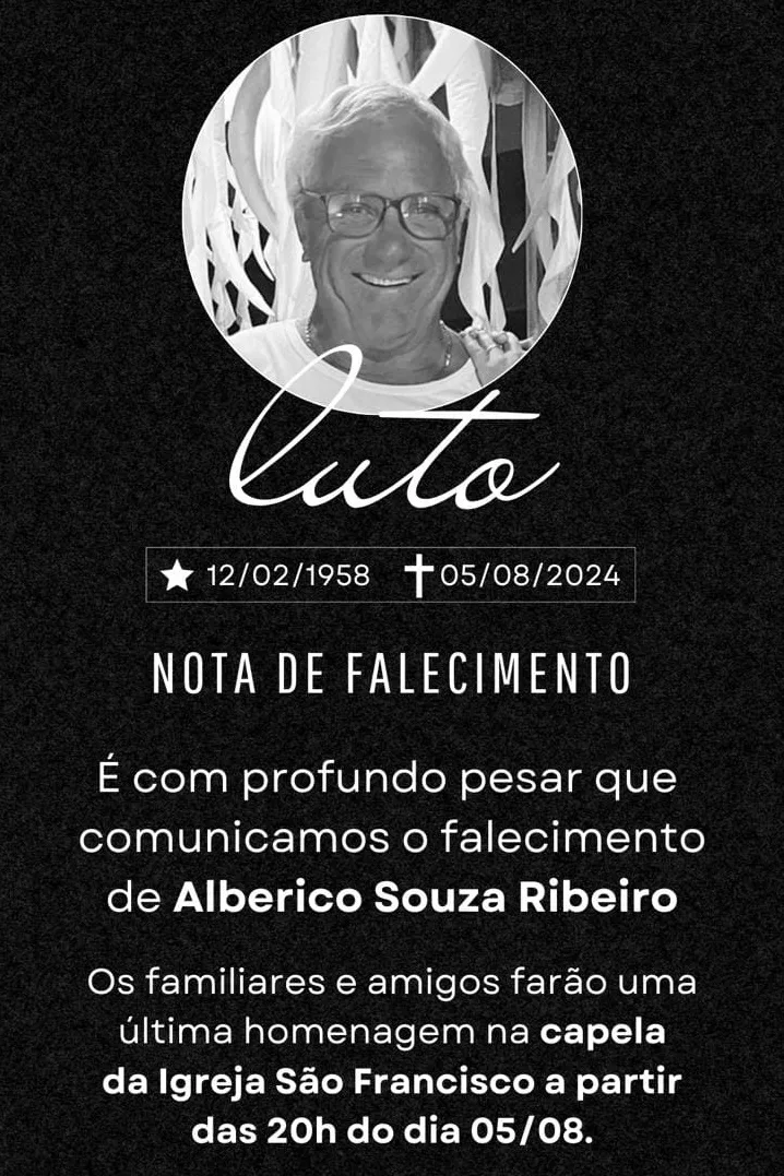 Morre o empresário Alberico Ribeiro Lemos em Teixeira de Freitas