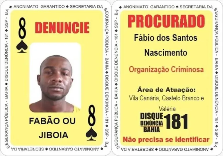 8 de Espadas do Baralho do Crime da SSP morre em troca de tiros com a polícia em São Paulo