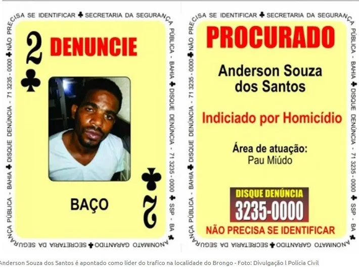 Ex-2 de Paus do Baralho do Crime morre em troca de tiros com a polícia em  Maceió