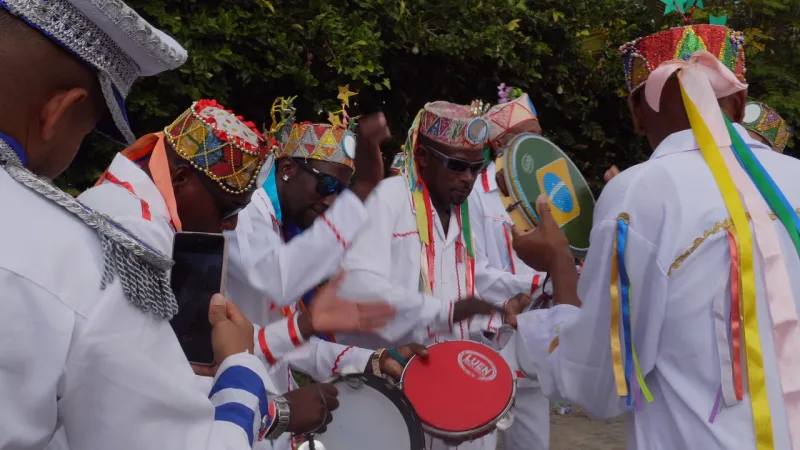 Grupos de Cheganças de Prado participam de evento cultural em Saubara