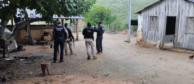 Polícia Civil prende autor do homicídio de Genivaldo de Jesus Pereira, no São Paulinho, zona rural de Itamaraju