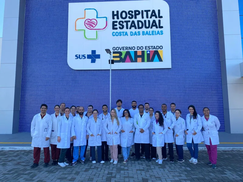 Hospital Estadual Costa das Baleias recebe internos de Medicina da UFSB