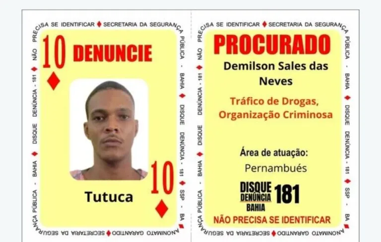 10 de Ouros do Baralho do Crime da Bahia é preso no RJ 