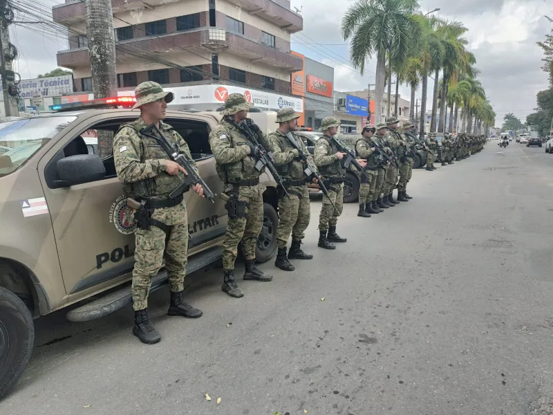 Operação Força Total reforça o compromisso da Polícia Militar com a segurança da população em Teixeira de Freitas e região