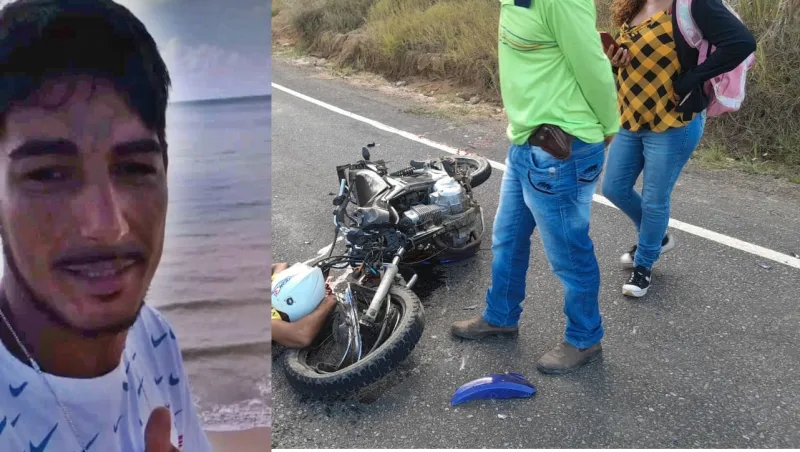 Colisão entre duas motos na BA-284 deixa um morto e um gravemente ferido em Jucuruçu