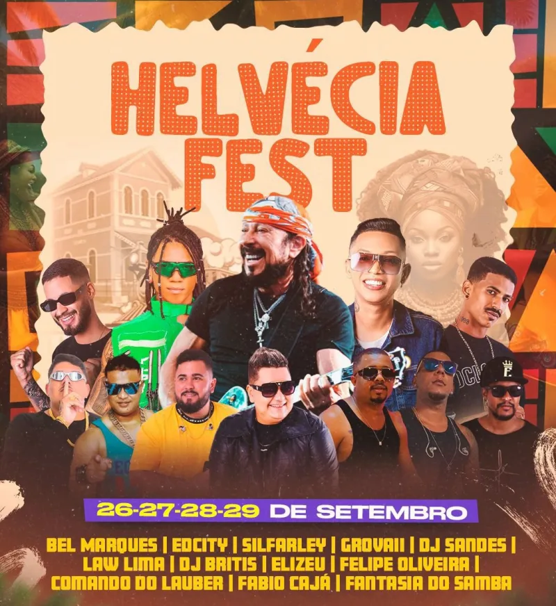 Helvécia Fest promete agitar a região com grandes atrações e celebração da cultura negra