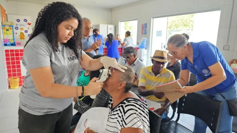 Secretaria de Saúde realiza mutirão de glaucoma com mais de 600 atendimentos no 7 de setembro em Mucuri