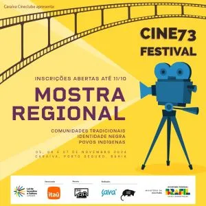   Cine73: Festival revela talentos regionais em Caraíva de 5 a 7 de novembro