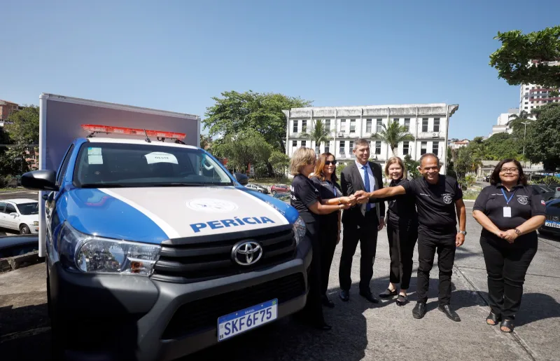 Novas viaturas e equipamentos de análise reforçam o trabalho do Departamento de Polícia Técnica da BahiaPT