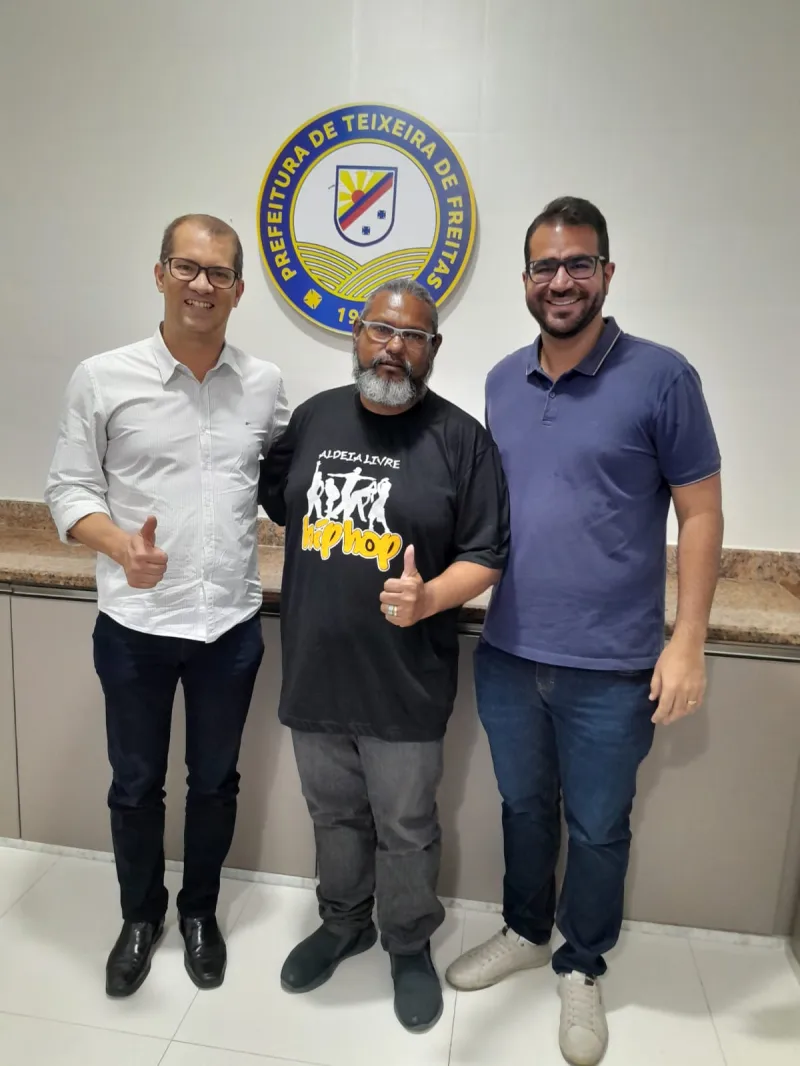 Encontro entre o prefeito Marcelo Belitardo e prof. Ednildo Santos discute melhorias nos Conselhos Municipais de Juventude e do Conselho Municipal da Igualdade Racial