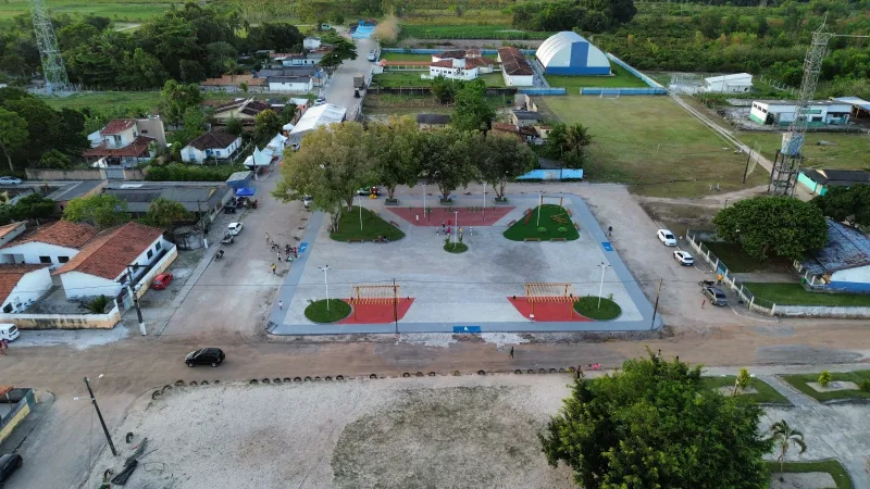 Zico de Baiato entrega quinta praça pública neste ano preservando paisagem natural e oferecendo lazer em Taquari